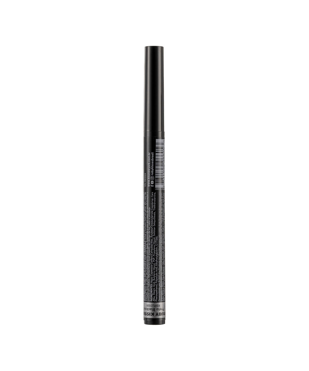 caneta delineadora intense 24h preto blackout ruby kisses