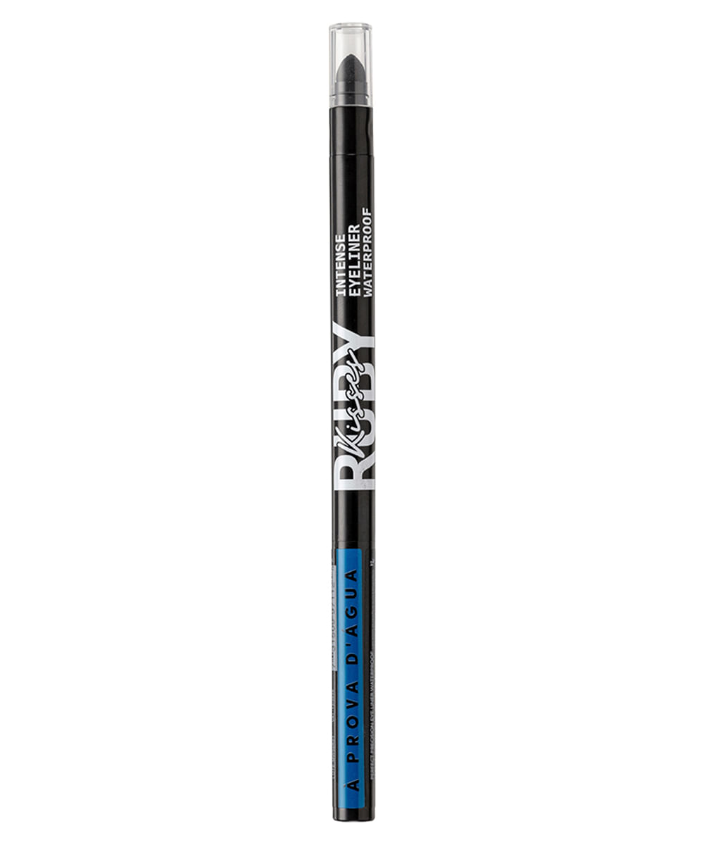 lápis retrátil perfect precision à prova dágua preto ruby kisses