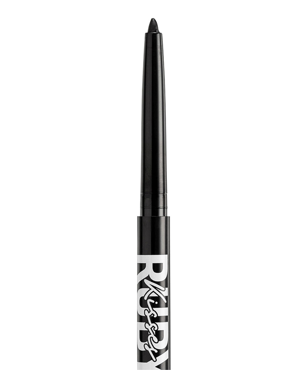 lápis retrátil perfect precision à prova dágua preto ruby kisses