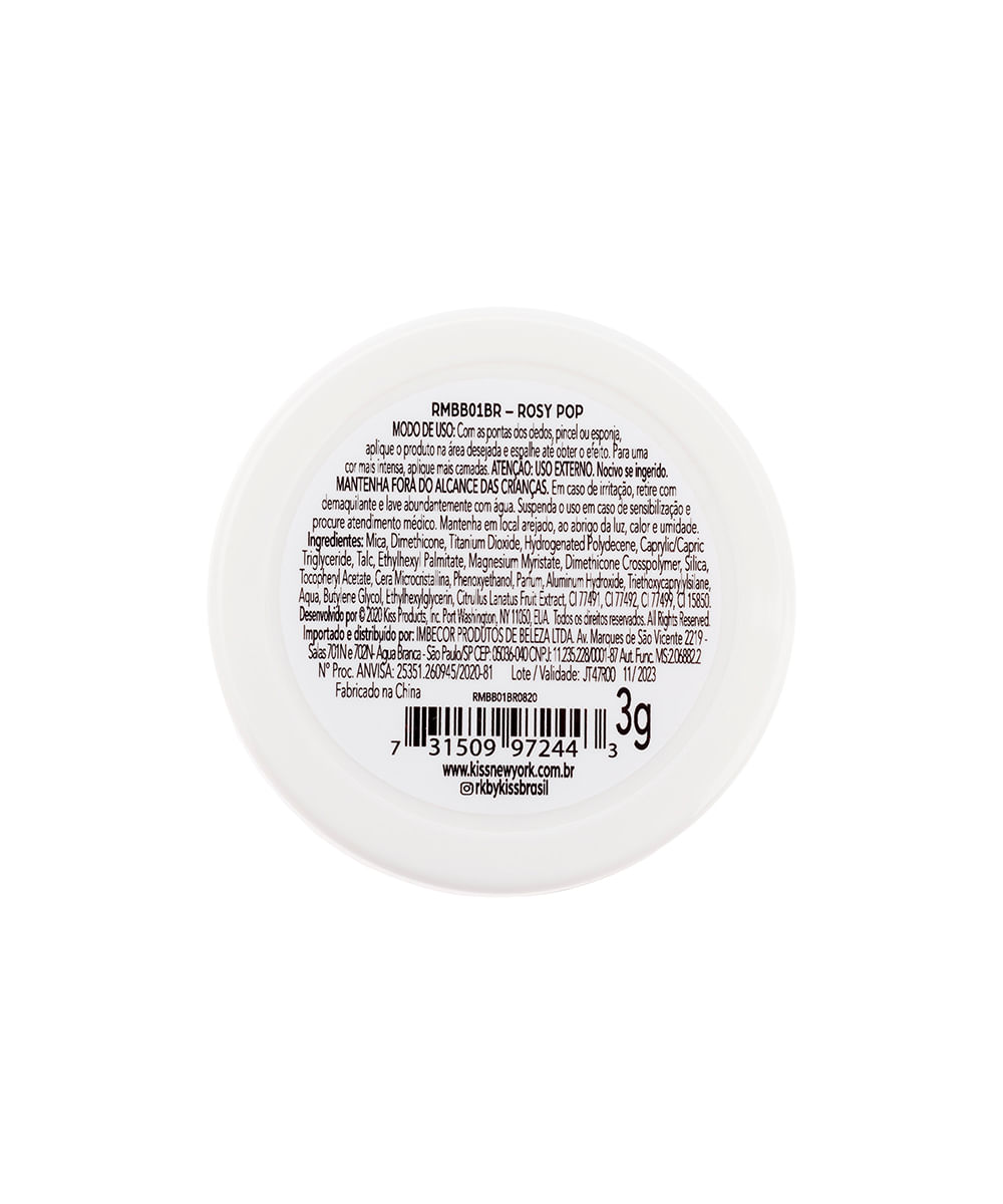 Blush Lip Bouncy Melon Pop Rosy Pop -RK By Kiss único