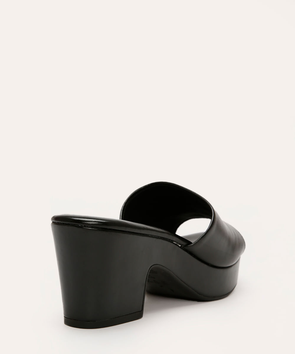 tamanco meia pata via uno preto