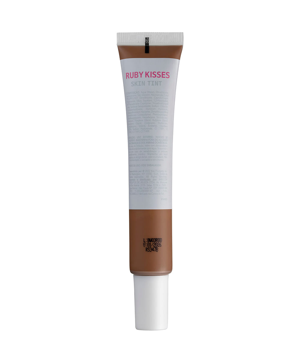 base fluida efeito natural skin tint cor 347 - ruby kisses - TRANSPARENT