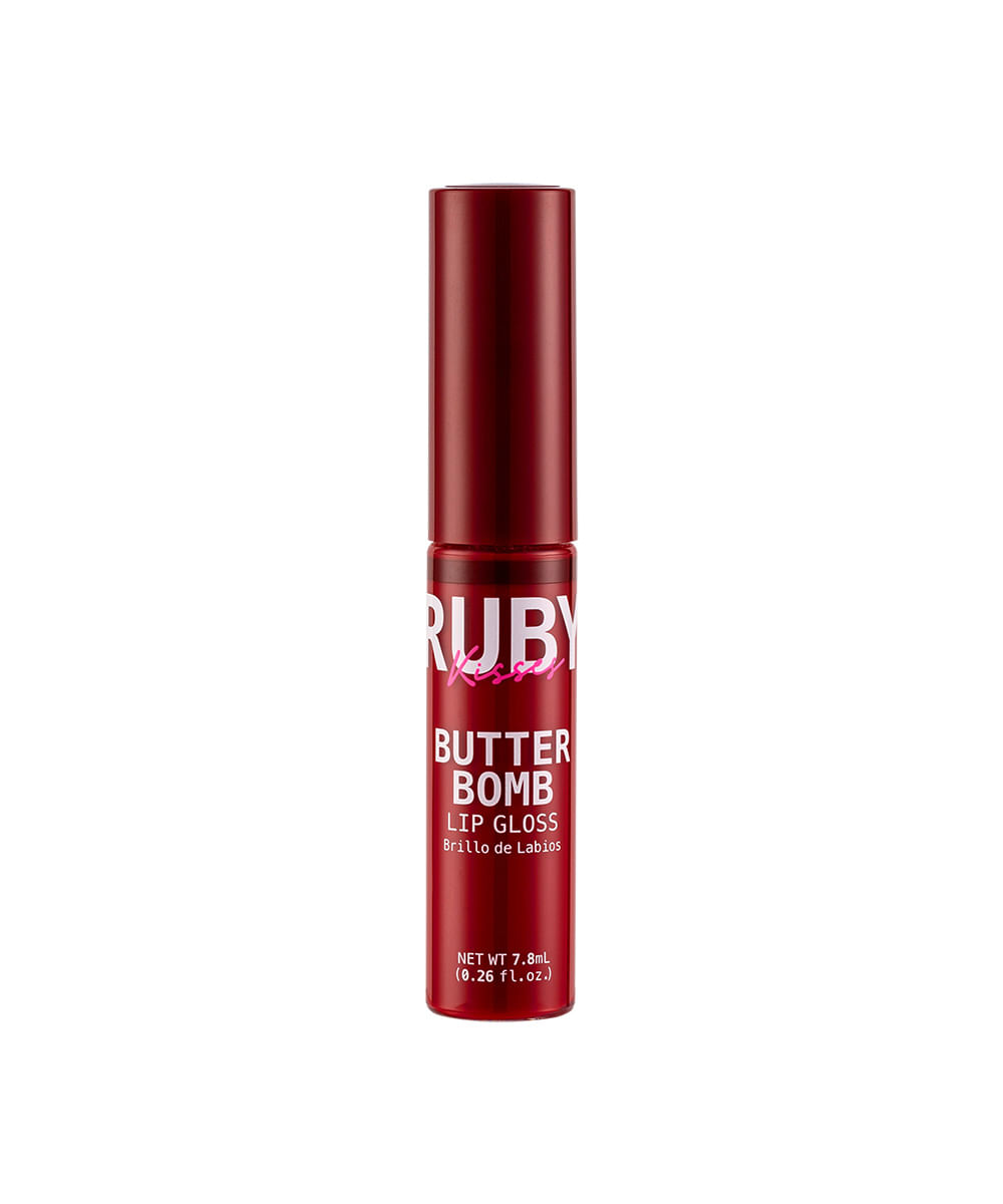gloss ruby kisses butter bomb cold blooded única