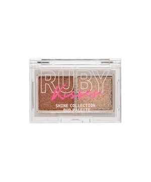 ruby kisses shine collection duo palette gold