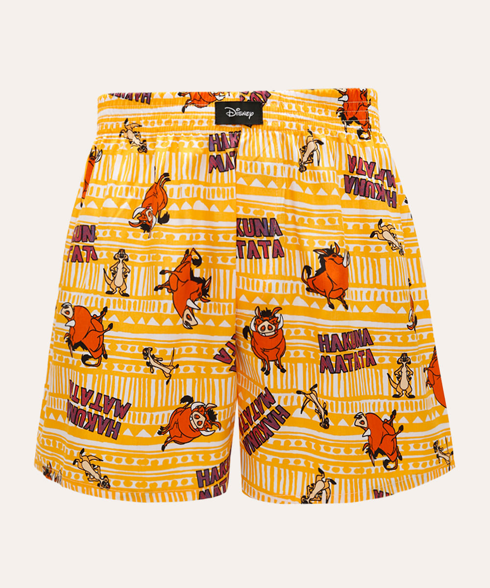 cueca samba canção de algodão o rei leão amarelo