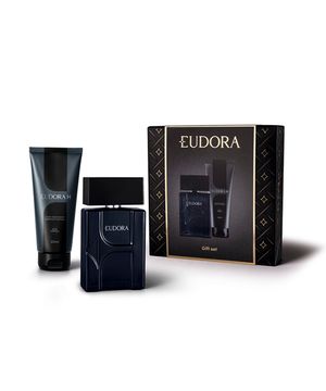 estojo eudora h deo colônia 100ml eudora h loção hitratante corporal 200ml