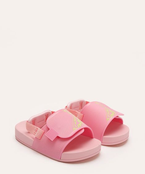 chinelo slide infantil rider rosa