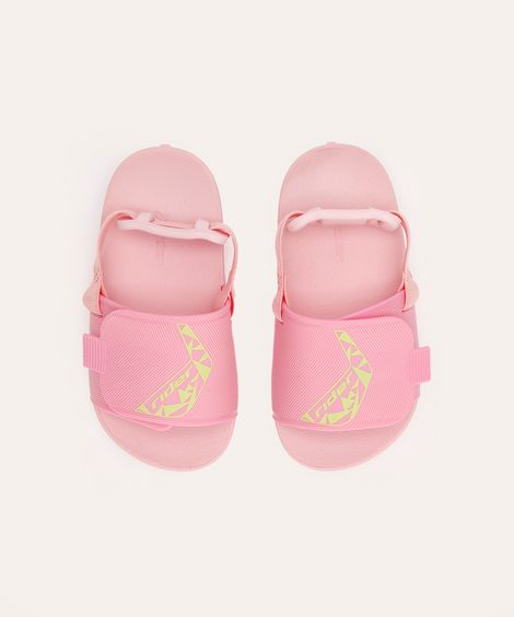 chinelo slide infantil rider rosa