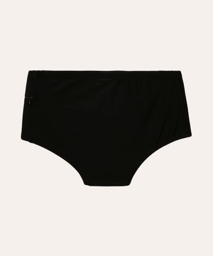 sunga boxer com bolso proteção uv preta