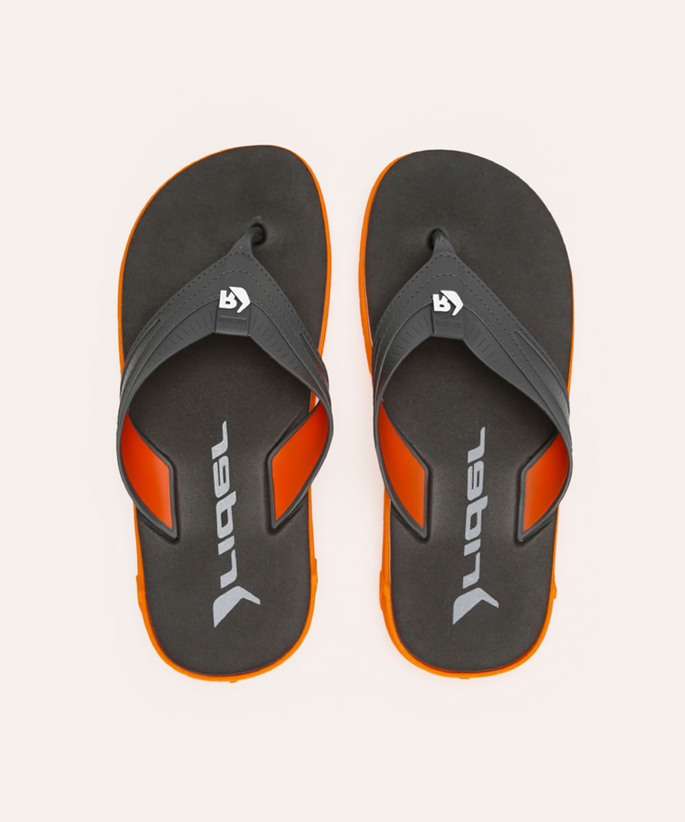 chinelo de dedo plus rider laranja