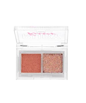 ruby kisses shine collection duo palette rose gold