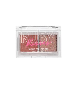 ruby kisses shine collection duo palette rose gold