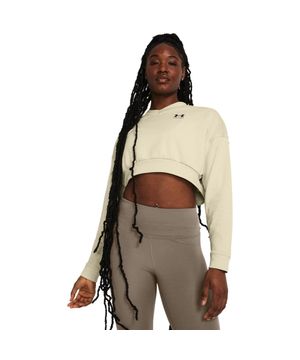 Moletom Feminino Under Armour Rival Terry Oversized Cropped