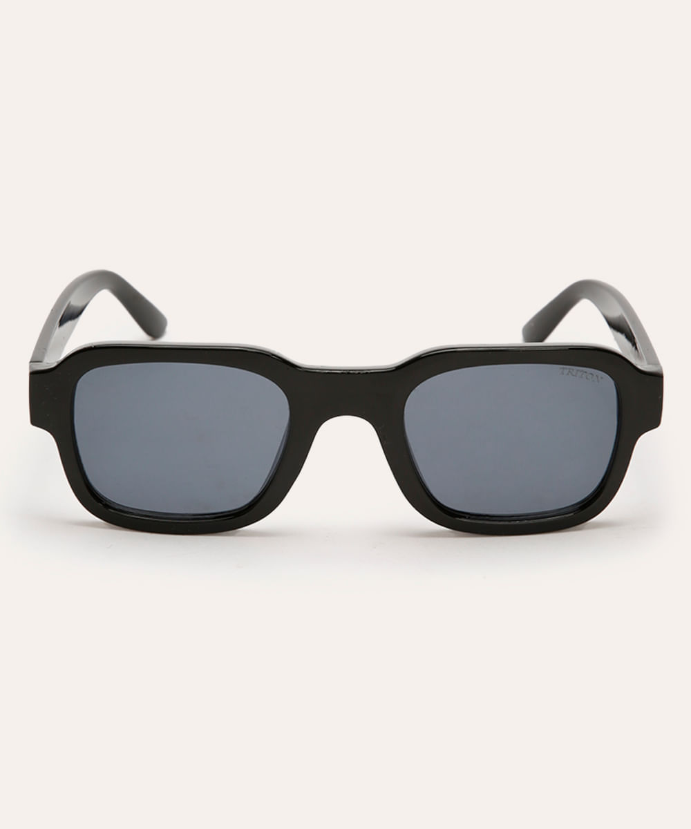 óculos de sol triton quadrado preto
