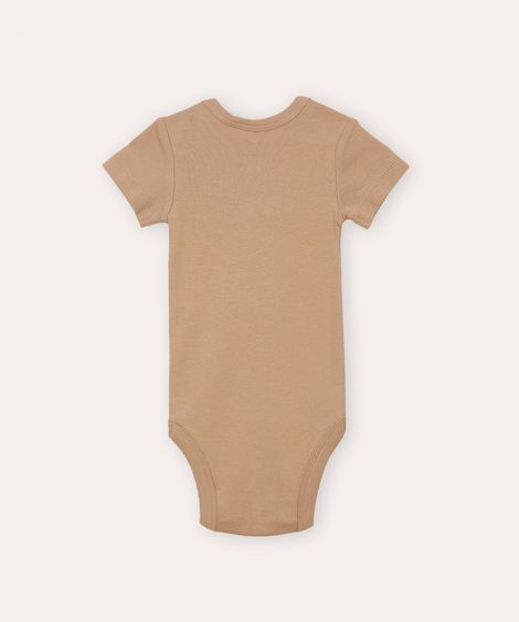 kit de 3 bodies de algodão infantil colorido