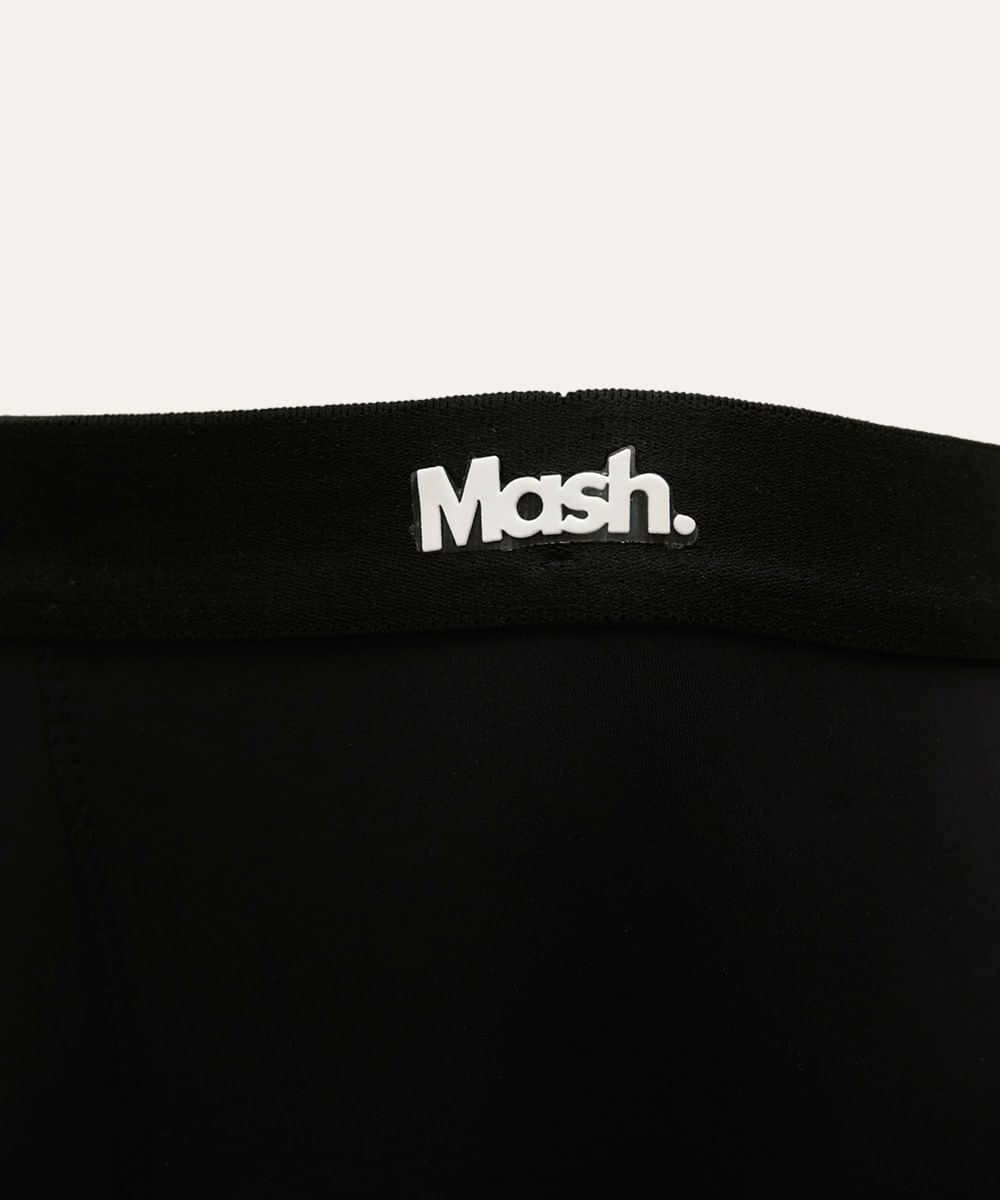 cueca boxer de microfibra mash preta