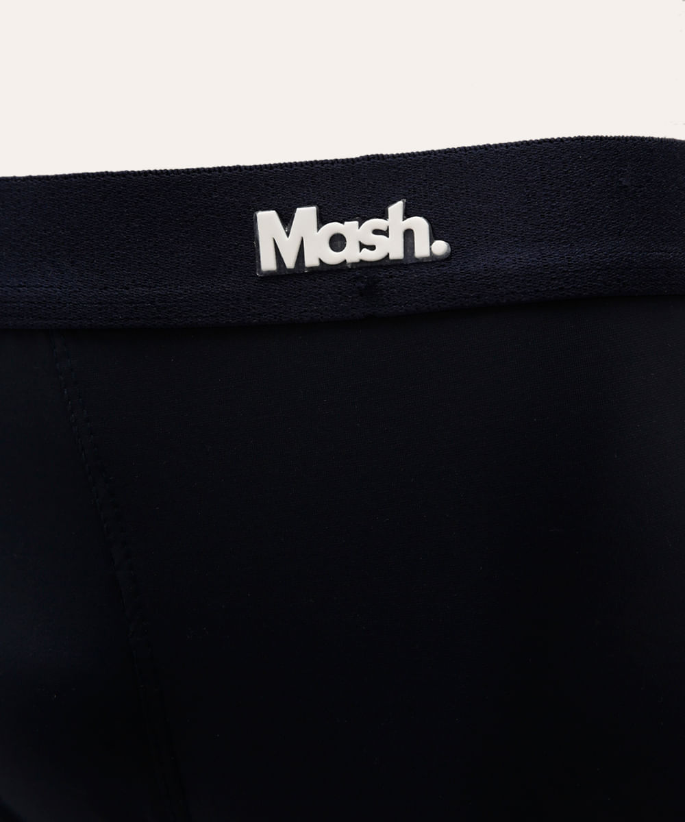 cueca boxer de microfibra mash azul
