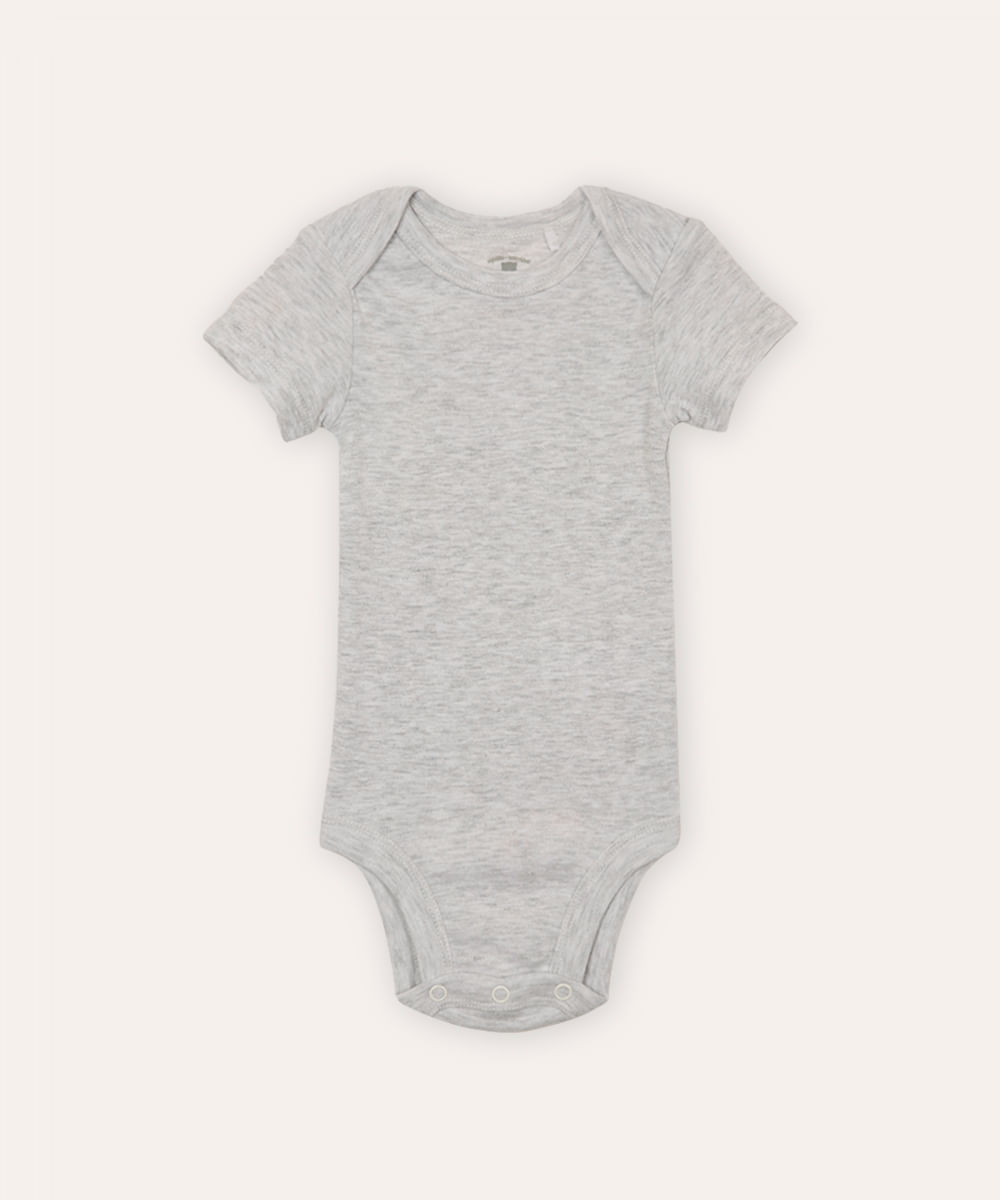 kit de 3 bodies de algodão infantil colorido