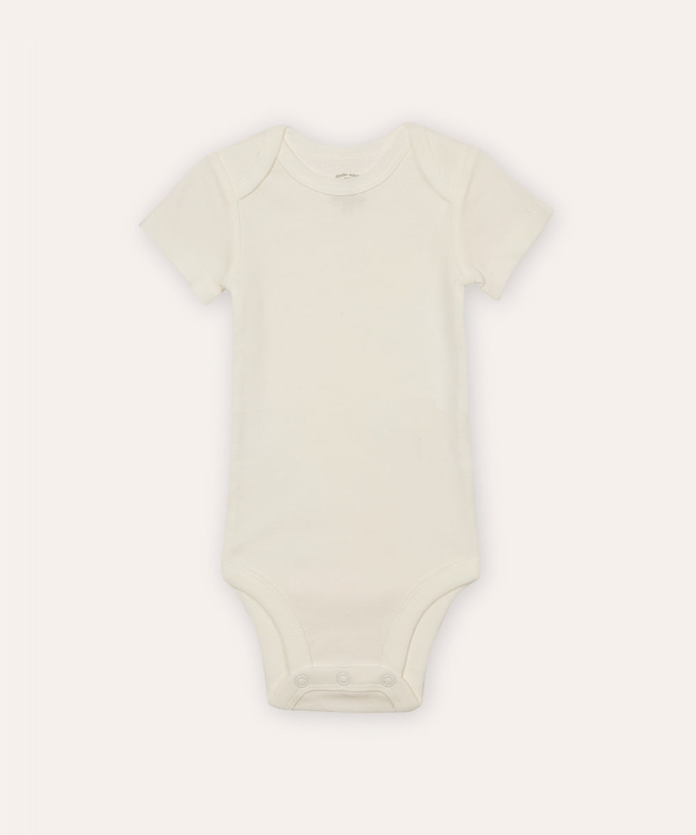 kit de 3 bodies de algodão infantil colorido