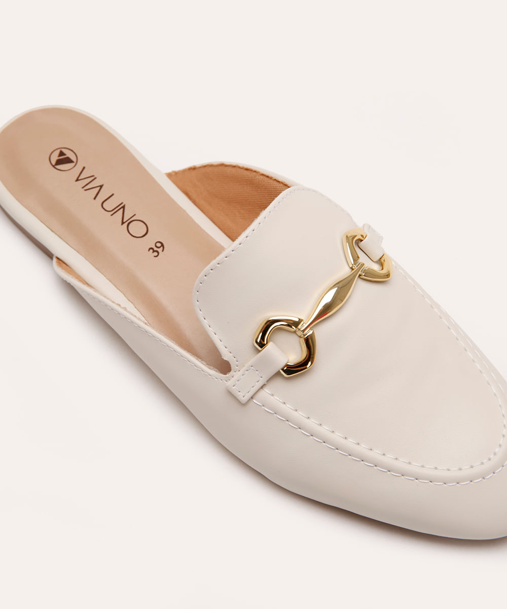 mule via uno com bridão off white