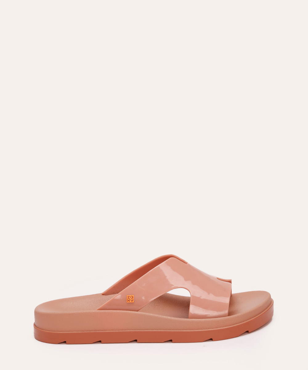 chinelo slide zaxy rosa