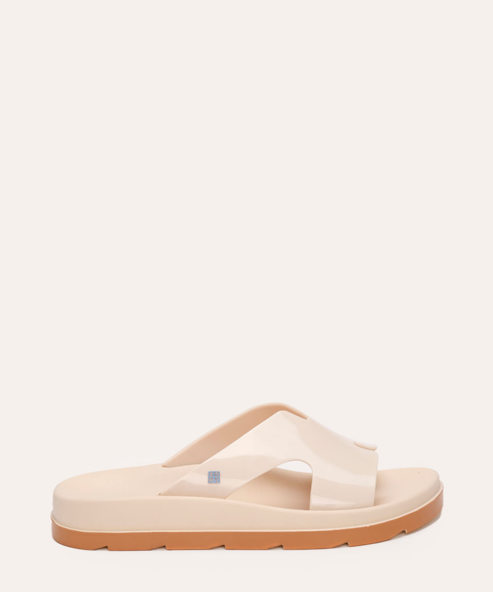 chinelo slide zaxy off white