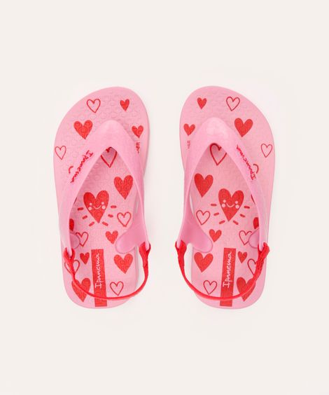 chinelo infantil classic baby rosa