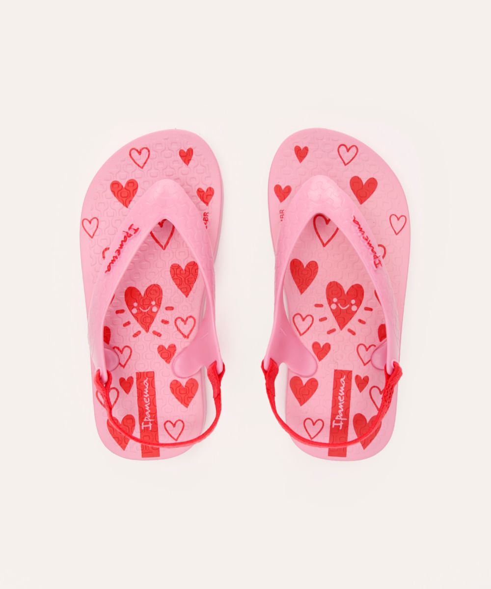 chinelo infantil classic baby rosa