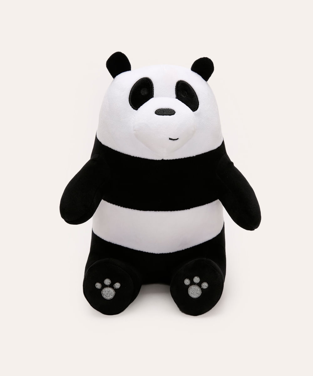 pelúcia panda urso sem curso colorido