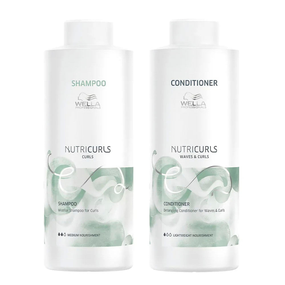 Wella Professionals NutriCurls Kit – Shampoo + Condicionador