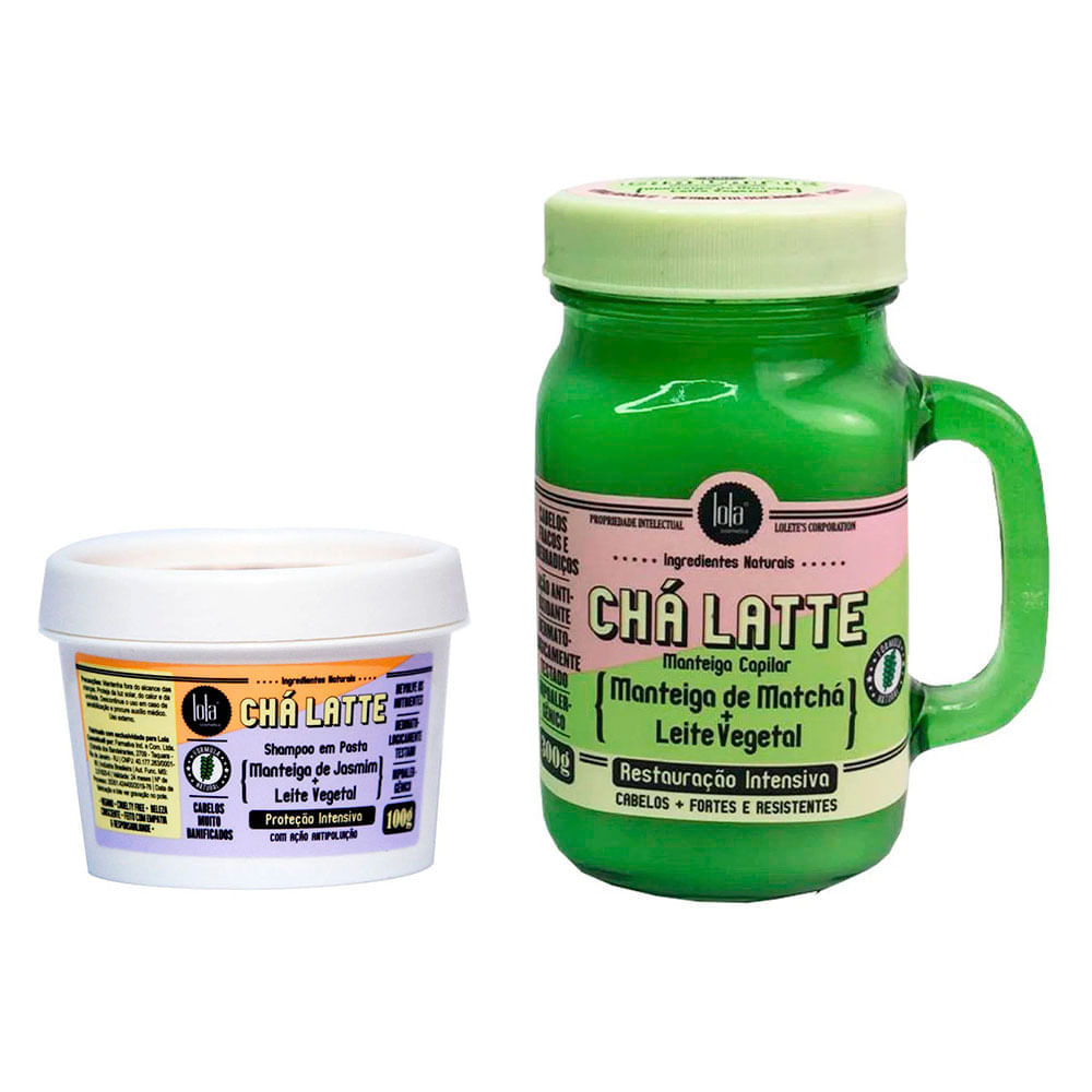 Lola Cosmetics Cha Latte Kit - Shampoo em Pasta + Manteiga Capilar
