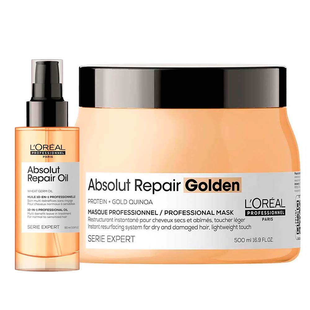 LOréal Professionnel Absolut Repair Kit Máscara Light + Óleo