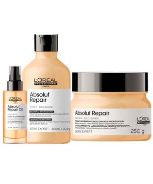 L'Oréal Professionnel Absolut Repair Kit Shampo + Máscara + Óleo