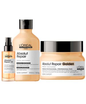 L'Oréal Professionnel Absolut Repair Kit Shampo + Máscara Light + Óleo