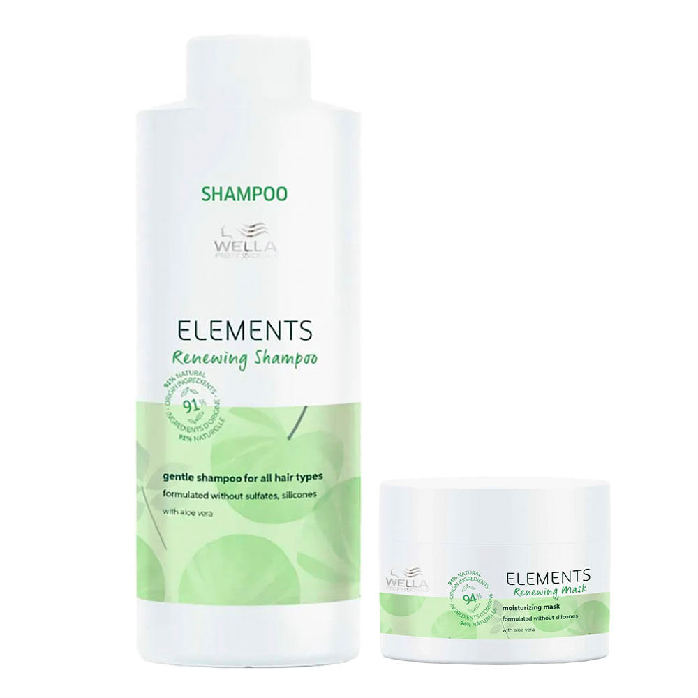 Wella Professionals Elements Renewing Kit – Shampoo + Máscara