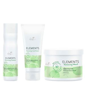 Wella Professionals Elements Renewing Kit – Shampoo + Máscara + Condicionador