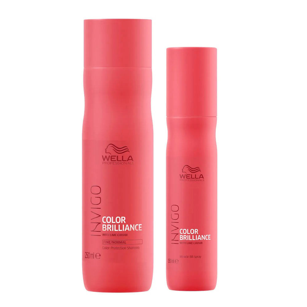 Wella Professionals Invigo Color Brilliance Kit – Shampoo + Leave-in