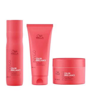 Wella Professionals Invigo Color Kit – Shampoo + Condicionador + Máscara