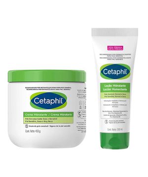 Cetaphil Kit - Creme Hidratante Corporal + Loção Hidratante