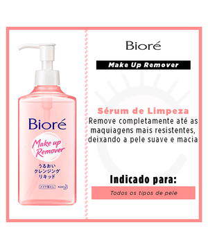 Bioré Kit – Protetor Solar Facial Perfect Milk FPS50 40ml + Demaquilante Facial Sérum de Limpeza Make Up Remover 230ml