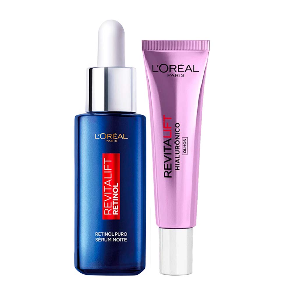LOréal Paris Revitalift Kit - Sérum Antirrugas + Creme para Olhos