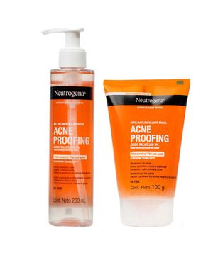 Neutrogena Acne Proofing Kit - Gel de Limpeza + Esfoliante Facial