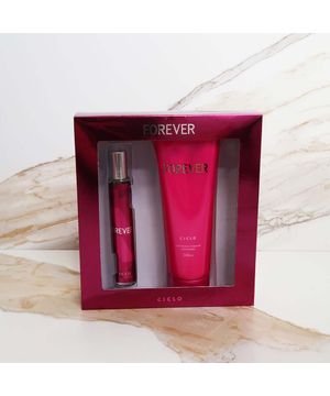 Ciclo Fragrance Estojo Forever Kit Hidratante Deo Colonia Feminina