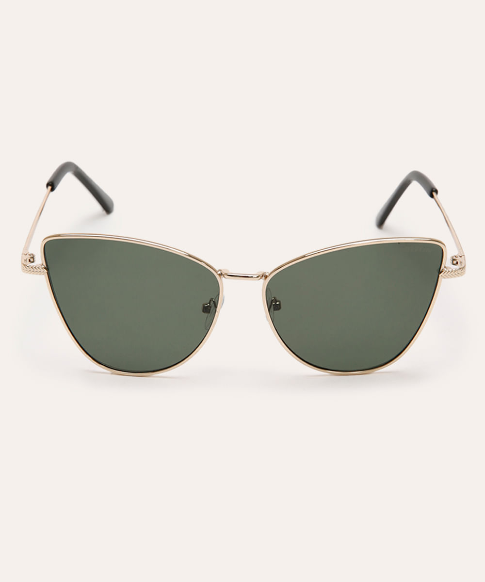 óculos de sol triton gatinho dourado
