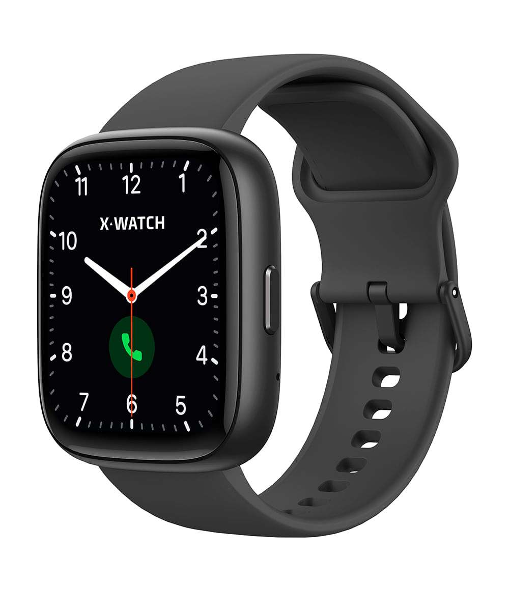 relógio masculino smartwatch com visor touch faz e recebe ligações preto