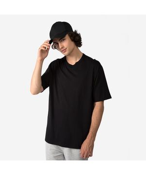 Tech T-Shirt Anti Odor Oversized Masculina Preto