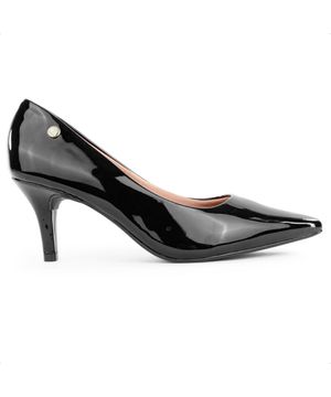 Scarpin Vizzano Salto Medio Verniz Feminino