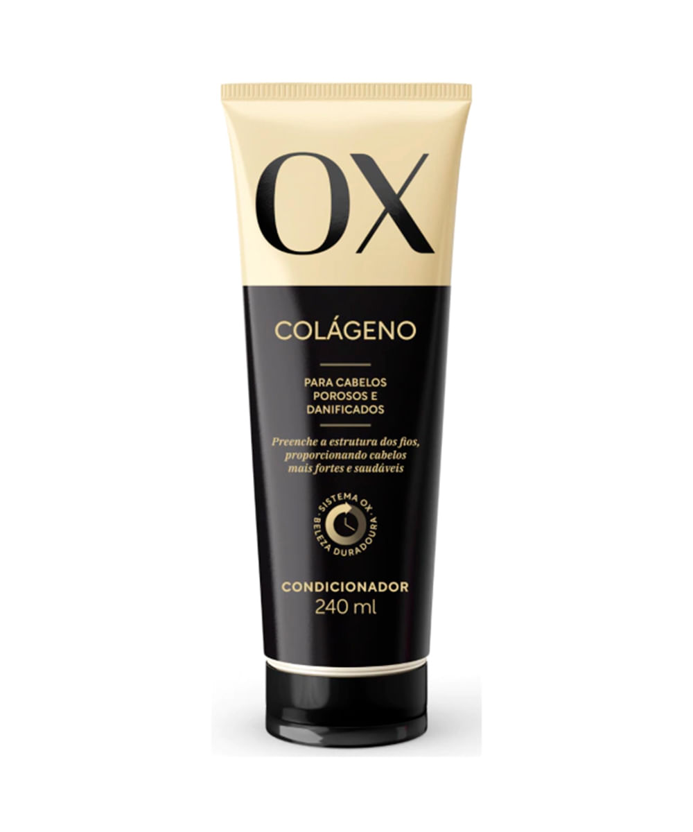 kit OX colágeno shampoo e condicionador 240ml