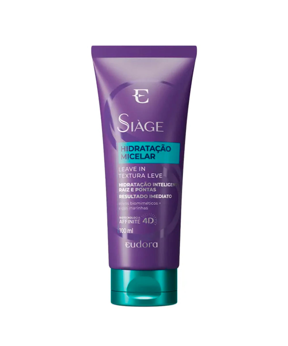 leave in eudora siage hidratação micelar 100ml