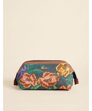 Necessaire Grande Tecido Estampa Floral Unica